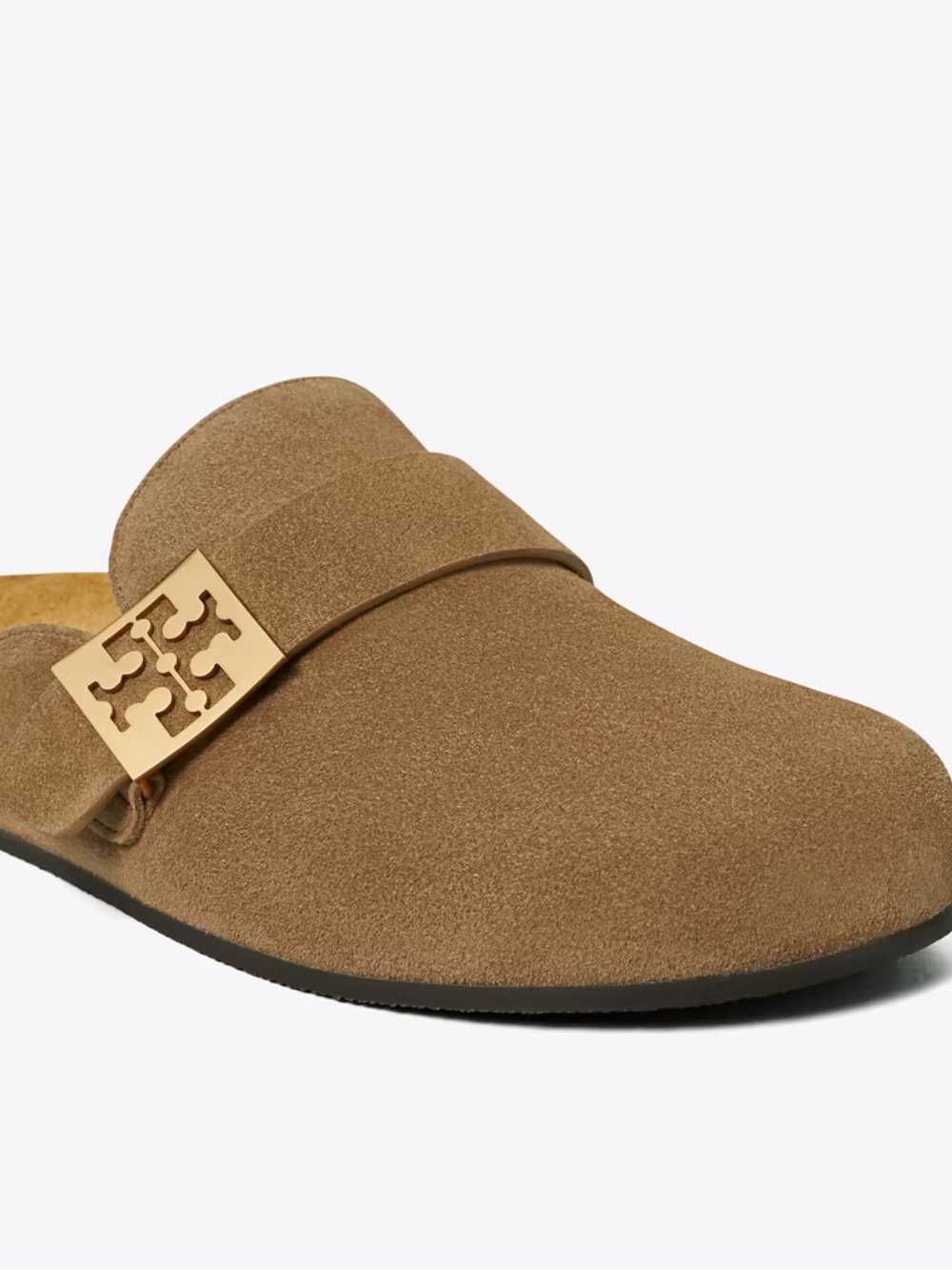 TORY BURCH Mellow Mule Suede Clogs Slip Ons - Picture 5 of 11